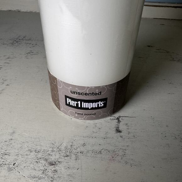 Pier 1 Imports 3”x8” Candle Unscented - Picture 2 of 4